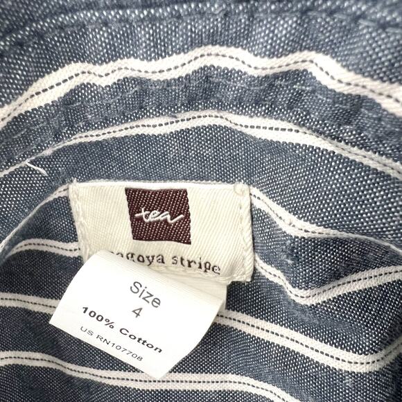 Tea Collection Dragon Striped Button Down Shirt - Picture 5 of 6